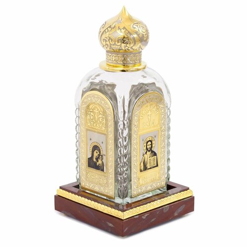 Подарочный набор графин Святая вода на подставке из яшмы 116472 64959₽