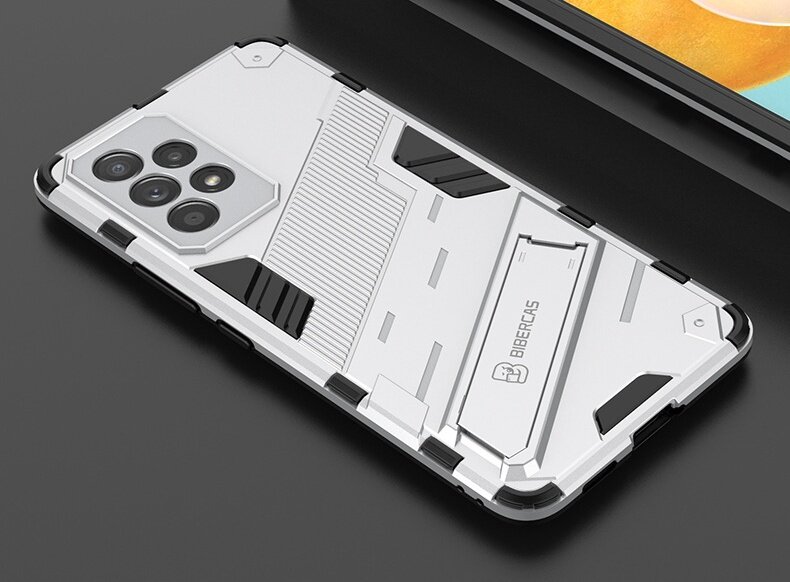 фото Противоударный усиленный ударопрочный чехол-бампер-пенал MyPads Heavy для Samsung Galaxy A53 5G белый