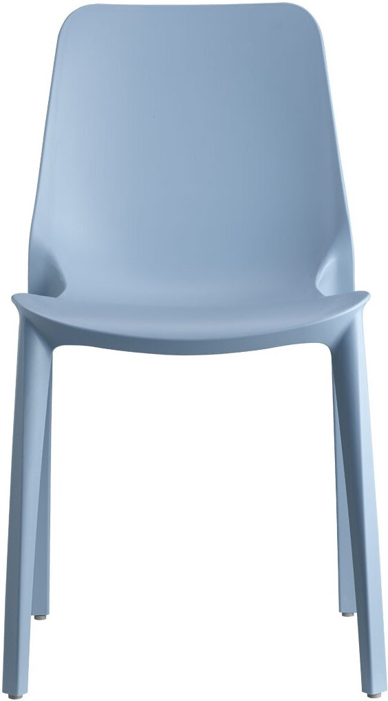Пластиковый стул Scab Design Ginevra, голубой - фотография № 1