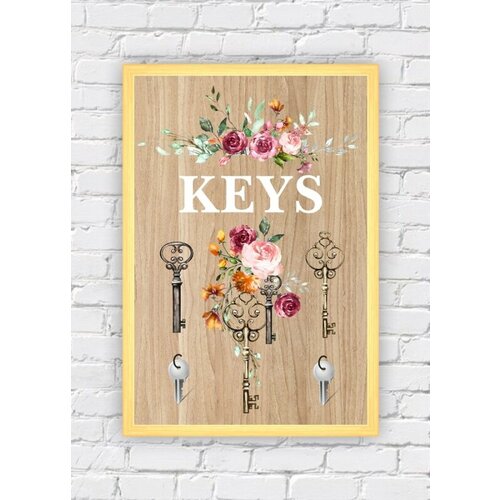 Ключница прямоугольная Симфония Кл-051 МДФ 30х205см 788₽