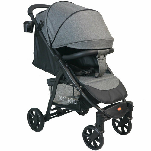 прогулочная коляска chicco trolleyme light grey Прогулочная коляска XO KID Land II dark grey