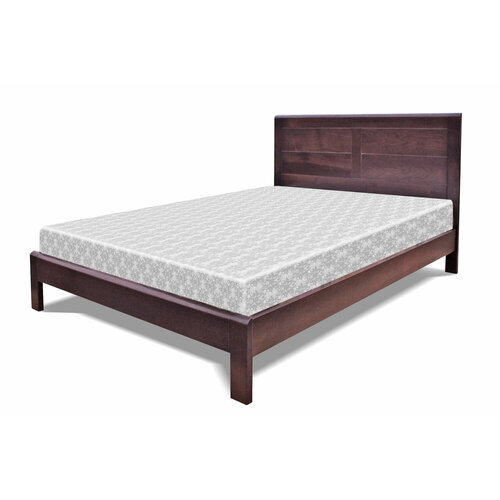 Кровать Вермонт из сосны, спальное место (ШхД): 120x200, цвет: венге 2