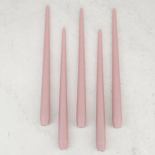 Candleslight Высокие свечи 30 см Андреа Velvet роза мента 5 шт всв-30-28-набор-5 1375₽