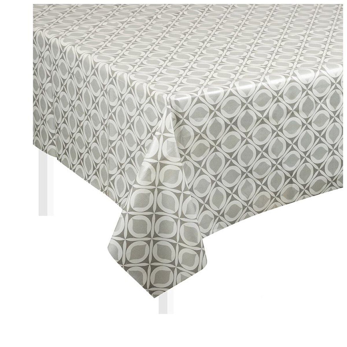 фото Скатерть Перспектива Геометрия, ПВХ, 130 x 110 см