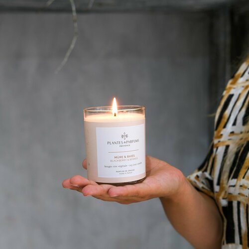 BLACKBERRY&BERRIES Средняя свеча в стекле, Plantes & Parfums