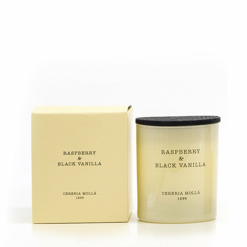 RASPBERRY & BLACK VANILLA Средняя свеча в стекле, Cereria Molla 1899