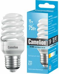 Camelion LH15-FS-T2-M/842/E27 энергосбер.лампа 15Вт 220В 10522