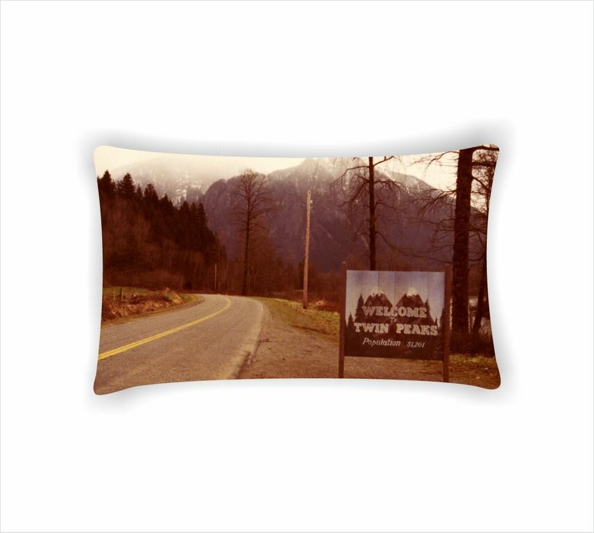 Подушка Твин Пикс, Twin Peaks №5, С одной стороны