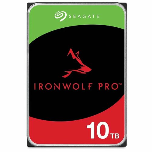 Жесткий диск Seagate SATA-III 10Tb NAS Ironwolf Pro 512E (7200rpm) 256Mb 3.5 жесткий диск seagate ironwolf st4000vn006 nas 4tb 3 5 5400 rpm 256mb sata iii 512e