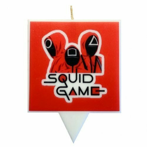 Свеча для торта Squid game Игра в кальмара
