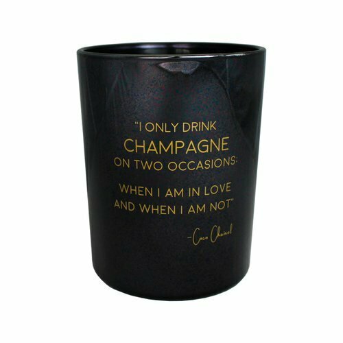 Свеча ароматическая My Flame I Only Drink Champagne On 2 Occasions, теплый кашемир