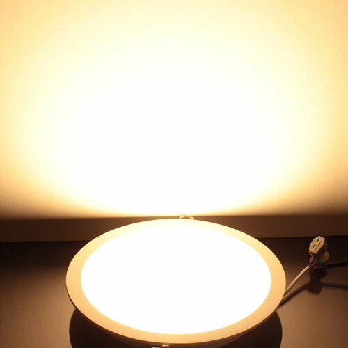 Светодиодный светильник OM15 (220V, 18W, round D220mm, warm white)