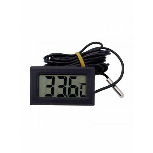 Термометр цифровой с выносным датчиком батарейки LR-43 вниз вбок к пластинке 50000₽