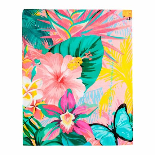 Полотенце 100 х 180 см Lasa Home Flowers мультиколор