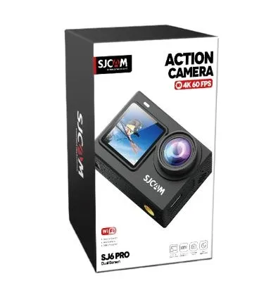 Экшн-камера SJCAM 4K 60FPS, Six-axis gyroscope stabilization, Dual Screen - фото №4