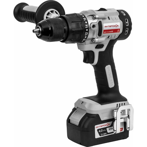 Дрель-шуруповерт Интерскол ДАУ-1318В 80 аккум патрон быстрозажимной кейс в комплекте 7864170 20190₽