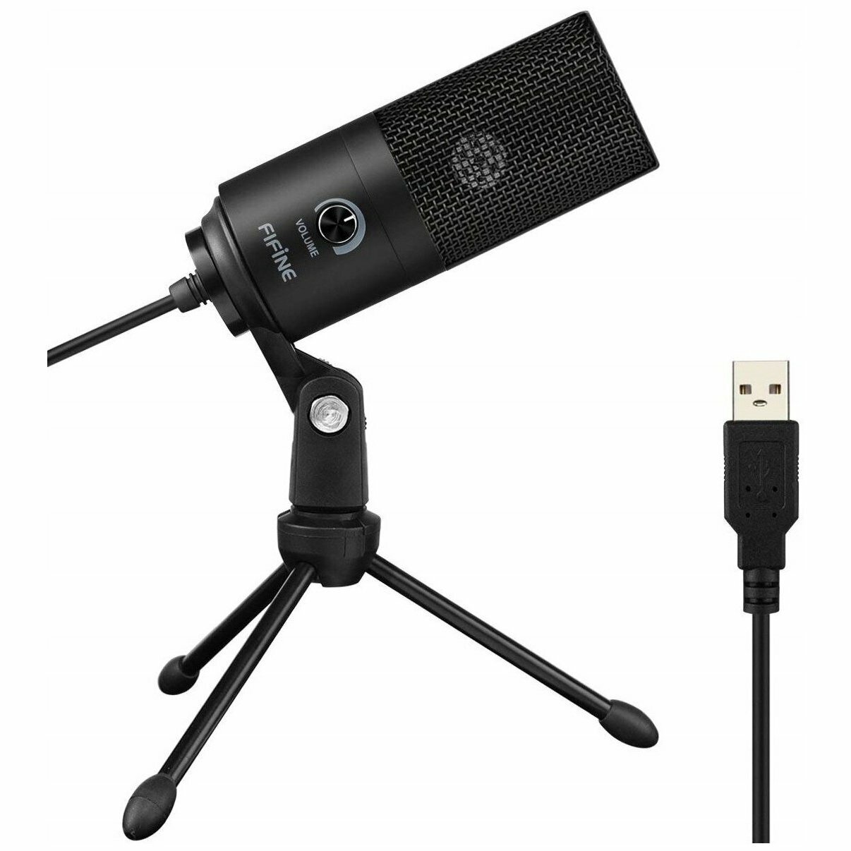 Конденсаторный микрофон для компьютера Fifine K669B (Black) — фото 1