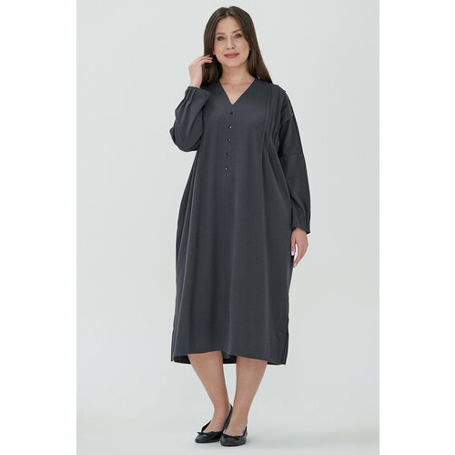фото Платье olsi, размер 54, серый
