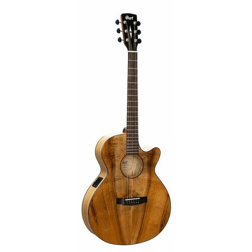 SFX-Myrtlewood-NAT-WBAG SFX Series Электро-акустическая гитара, с вырезом, цвет нат, чехол, Cort