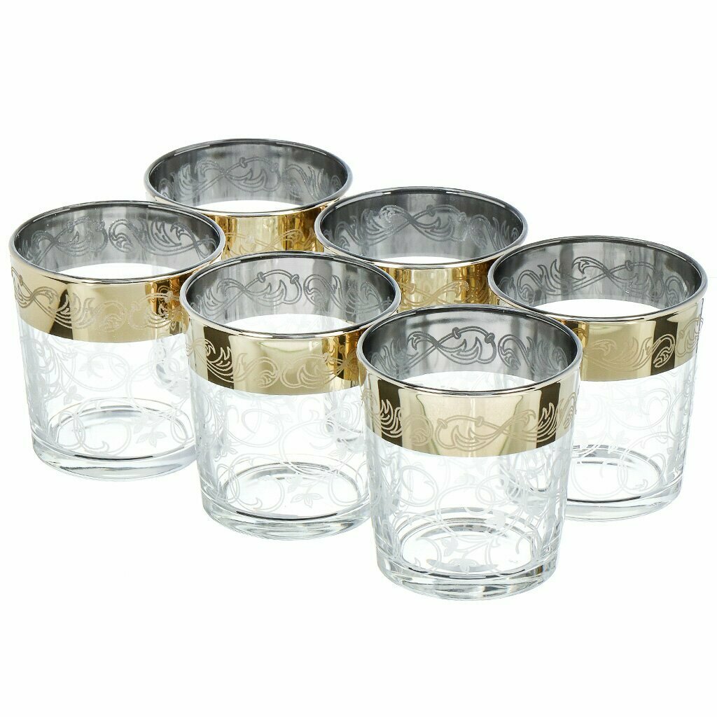 фото Стакан 250 мл, стекло, 6 шт, Glasstar, Вдохновение, GN2_40_1