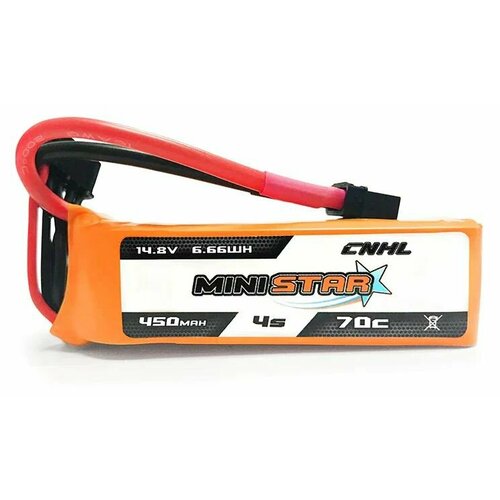 Аккумулятор CNHL Ministar 450мАч 4S 70C LiPo XT30 аккумулятор cnhl fpvplus 1500mah 11 1v 3s 70c lipo xt60