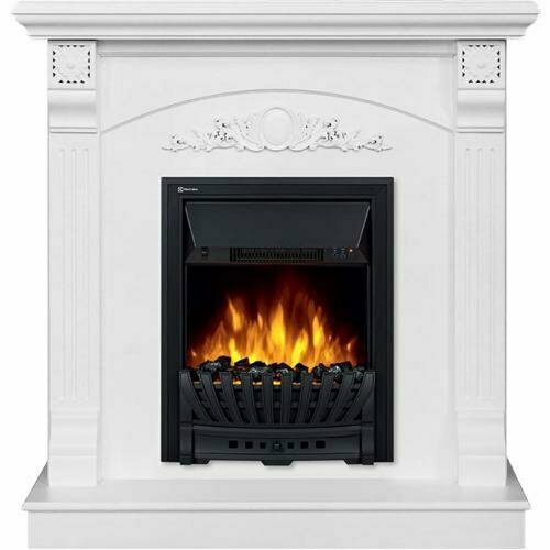 Камин Electrolux Firelight Barocco Classic белый с очагом EFP/P 1020LS