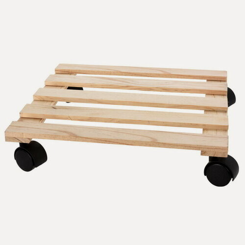 Изображение товара Подставка для цветов на колесиках Мирэл 35 см, Koopman, CR1001630