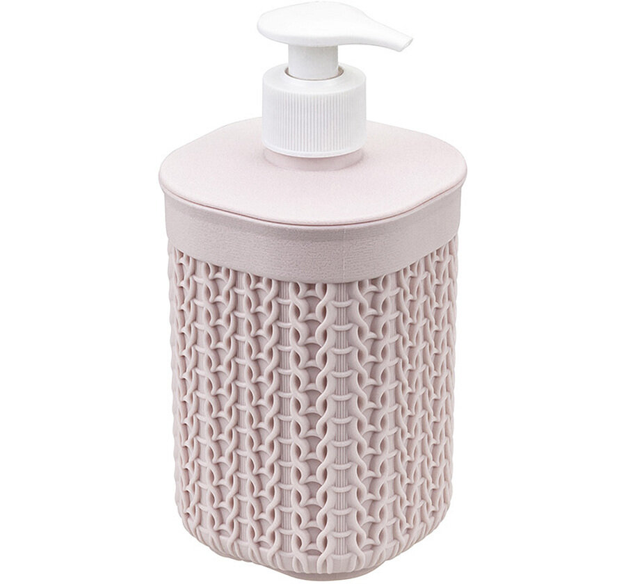 фото Диспенсер для мыла Вязание (чайная роза)