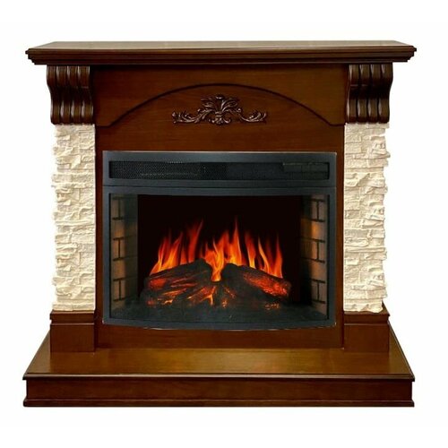 электрический электрический камин royal flame pierre luxe corner сланец dioramic 25 led fx 2 квт 120 см 104 5 см 78 см сланец Камин Royal Flame Prague Темный дуб/Сланец бежевый с Dioramic 25 LED FX