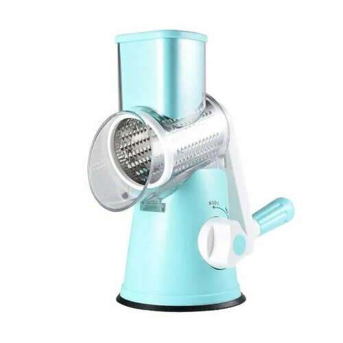 Овощерезка ручная, цвет голубой