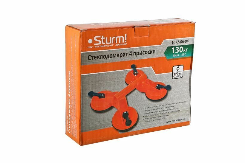 Стеклодомкрат Sturm! 1077-06-04