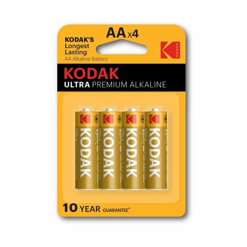 Батарейки Kodak LR6-4BL ULTRA PREMIUM Alkaline KAA-4 UD 4 шт батарейки kodak lr6 4bl max super alkaline kaa 4 4 шт