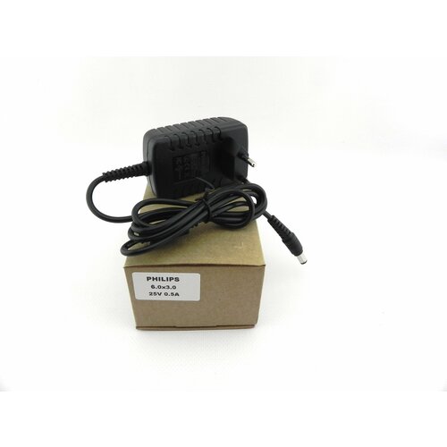 адаптер блок питания 25v 0 5a 6 3x3 0 long ssc 18p 12 eu 250050 432200626611 origin philips для зарядки пылесоса philips Блок питания для пылесосов PHILIPS 25V 0.5A 12.5W 6.0*3.0 прямой штекер