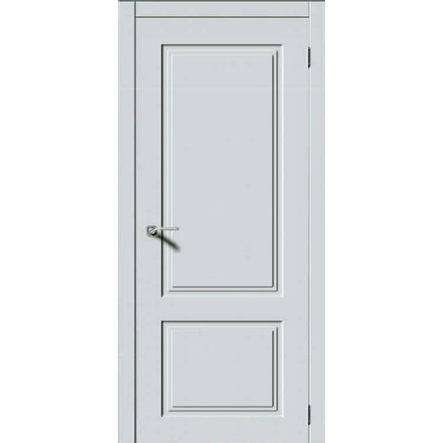 Дверь Верда Квадро 2 эмаль Лайтгрей 2000*700 + коробка и наличники