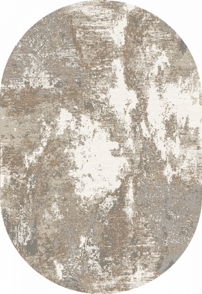 Ковры дизайн 27704 цвет 23328 Лакшери овал (1 х 2 м)