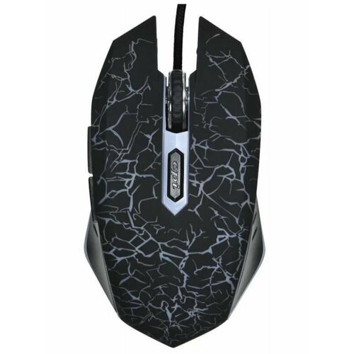 Игровая мышь 6D gaming mouse, оптическая, 3200 dpi, USB, 5 кн, проводная, черный