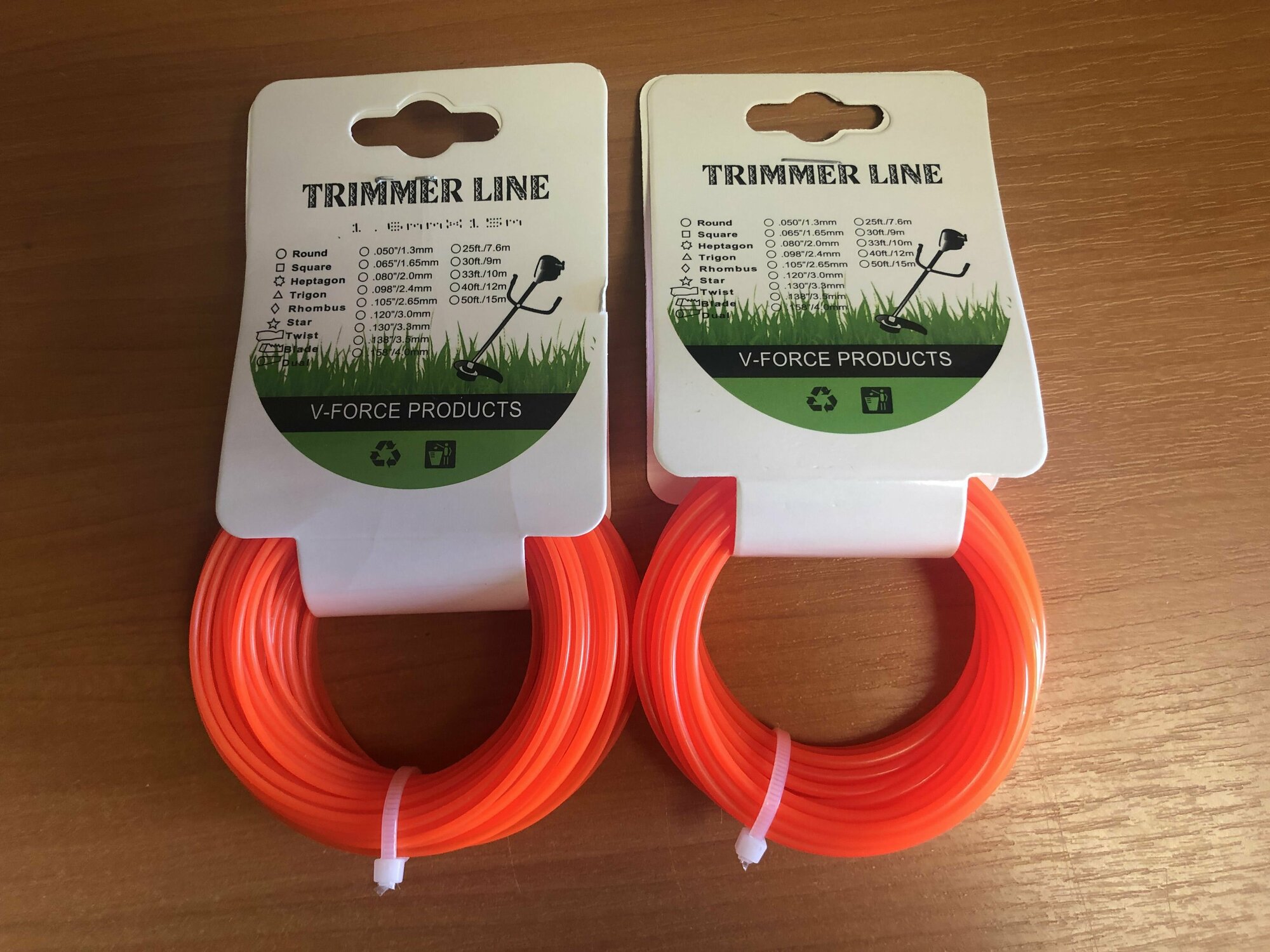 фото Леска для тримера леска круг 1,6мм, 2 шт