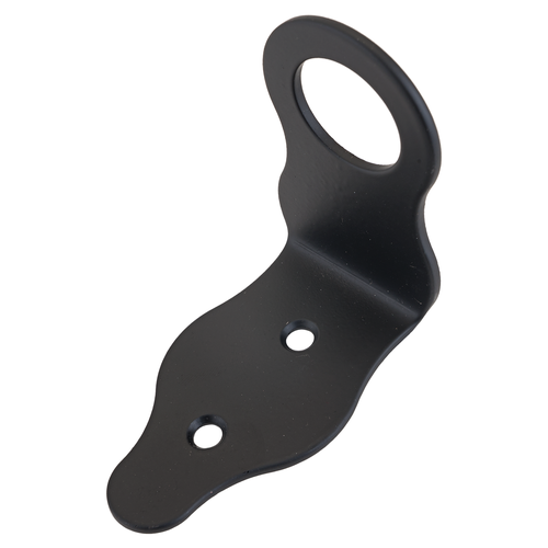 Домарт Проушина угловая 80*80*45 (черный) d 28мм (50) zm_9385