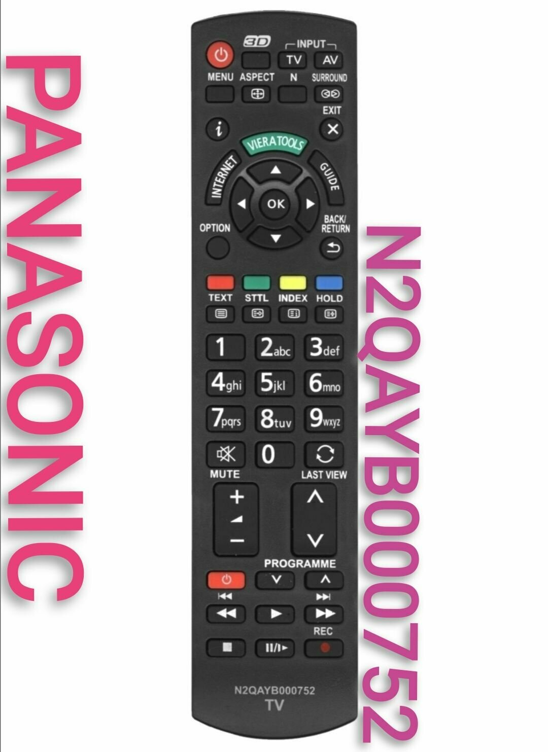 Пульт N2QAYB000752 для PANASONIC/панасоник телевизора