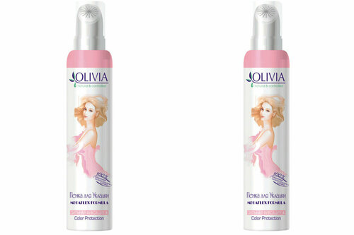 Olivia Пенка для волос Мегафлекс, с экстрактом Родиолы розовой,150 мл, 2 шт