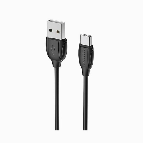 Кабель Borofone BX19 (USB - Type-C) черный зарядный кабель usb для телефона андроид type c borofone bx19