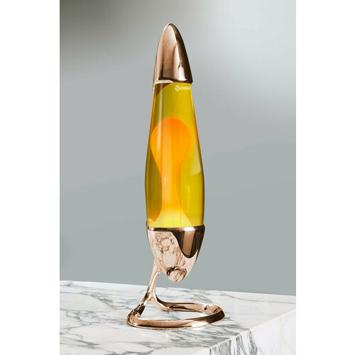 Лава-лампа Mathmos Neo Оранжевая/желтая Copper (Воск)