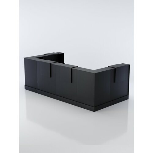 Комплект Ресепшнов "стайл" №3, Черный 355 x 175 x 120 см (ДхШхВ)