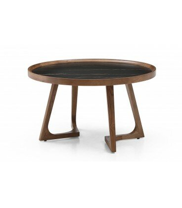 фото Стол журнальный CT6082 (D80) орех