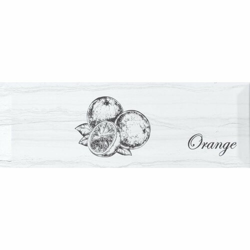 Настенная плитка Monopole Fruit Laguna Orange 10х30 см (11 шт.) керамическая плитка настенная monopole genesis relieve gris 10х30 см 1 02 м²