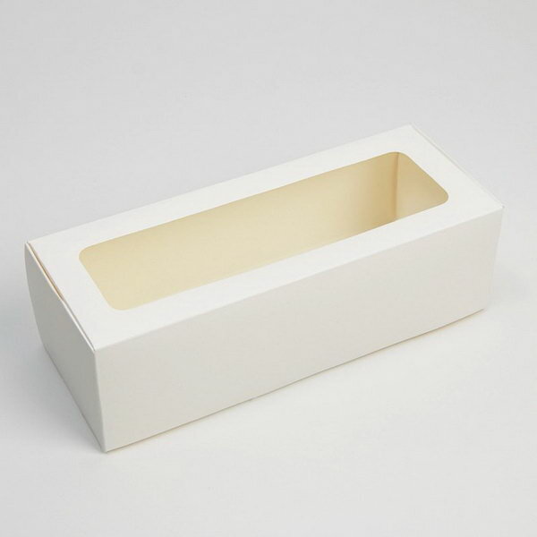 Коробка для кондитерских изделий с окном 