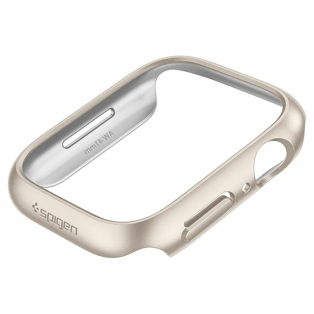 Клип-кейс SPIGEN для Apple Watch 8 / 7 (41mm) - Thin Fit - Серебристый - ACS04185 — фото 8