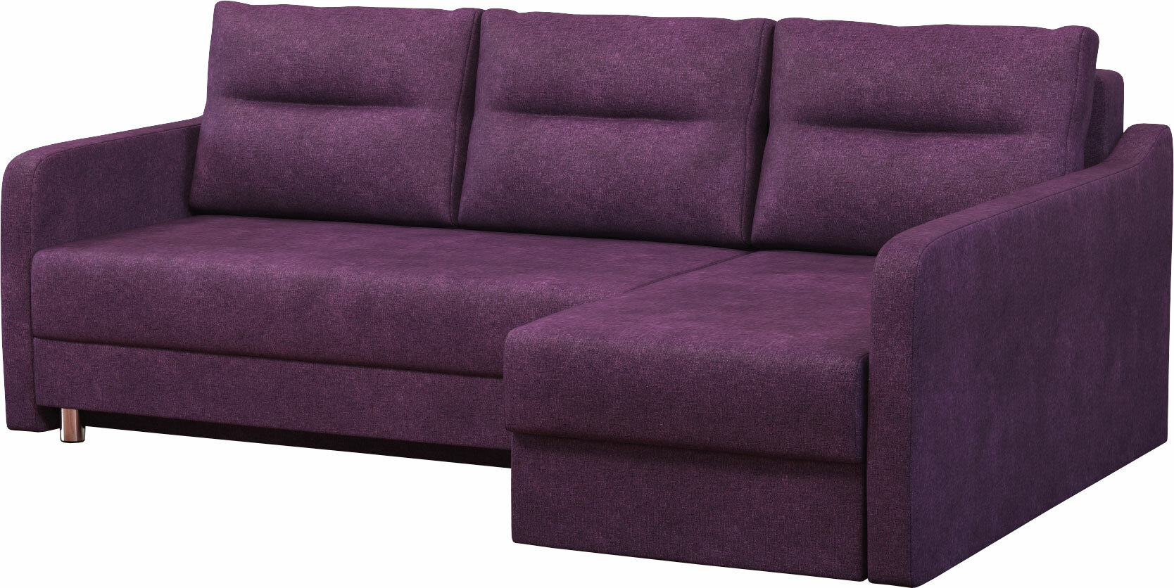 фото Угловой диван Lebem Наташа У (Lebem) А9 велюр фиолетовый