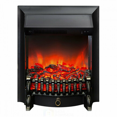 решетка барбекю литая чугунная 400 440 арт реш440 Очаг RealFlame Fobos Lux Black