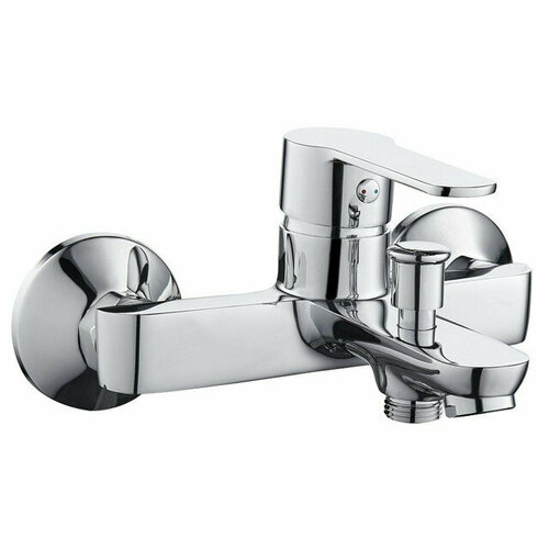 Смеситель для ванны voda drop короткий излив латунь хром 19197₽